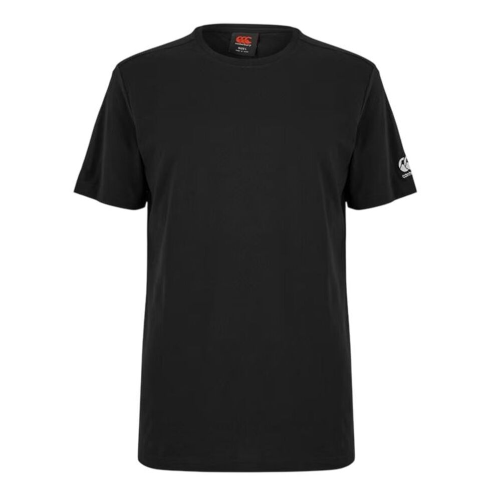Canterbury Mens Club Dry Rugby T-Shirt / Black